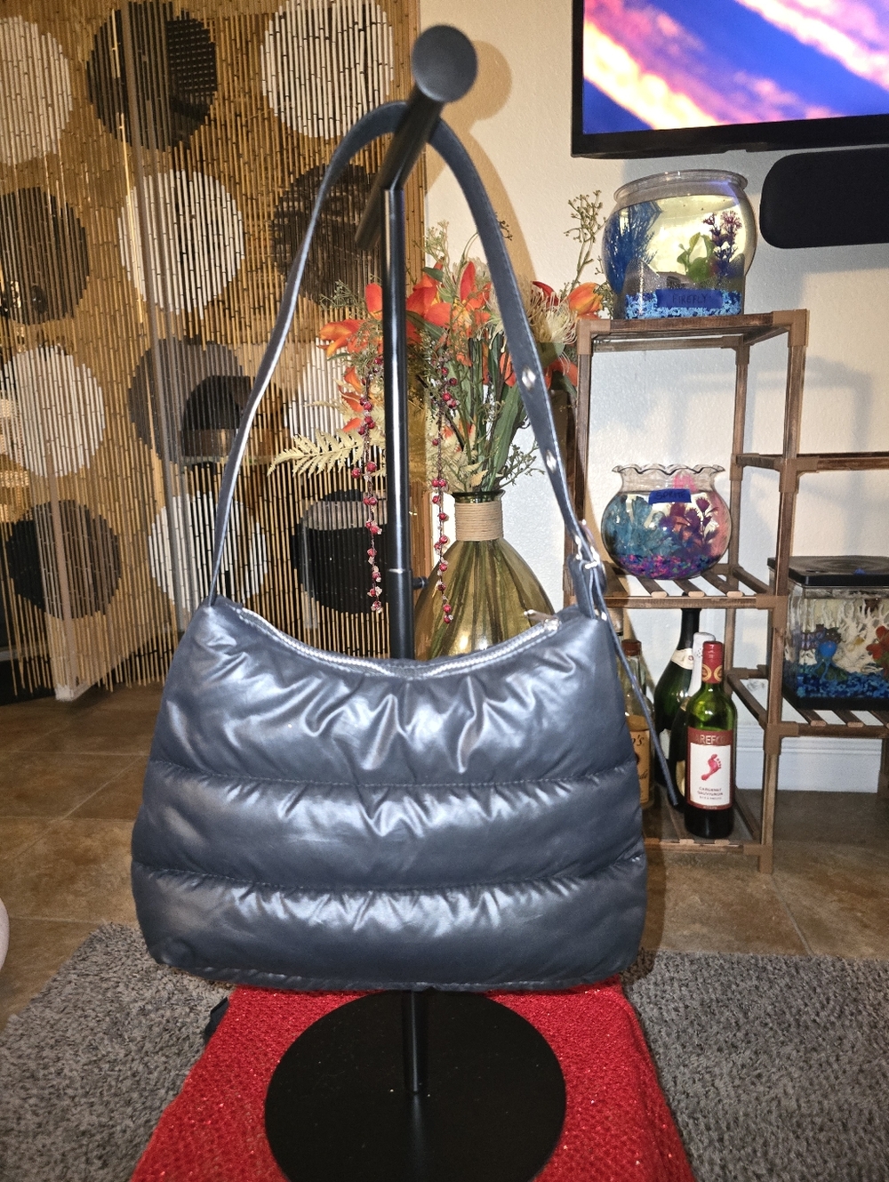 Black Quilted Shoulder Bag - Divided H&M